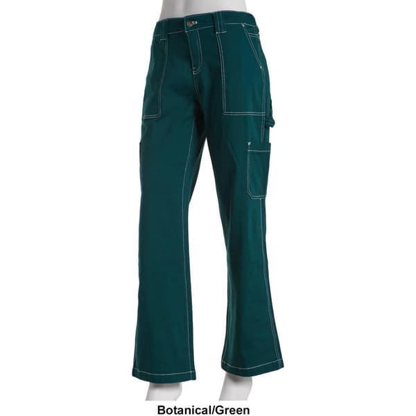 Juniors No Comment Contrast Stitch Carpenter Pants