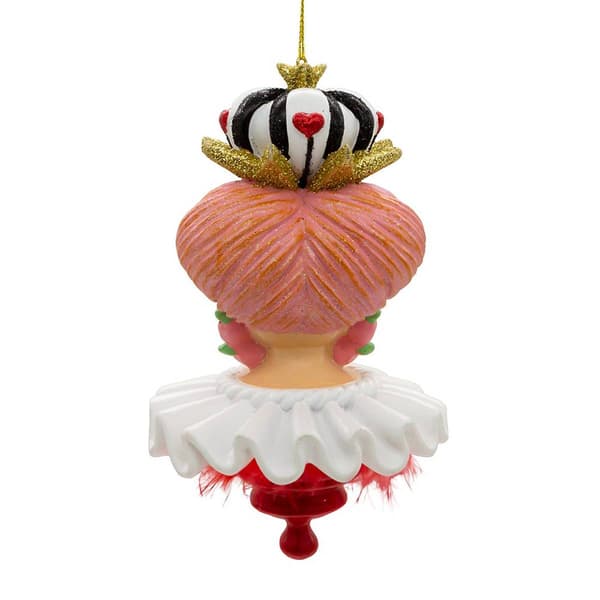 Kurt S. Adler Hollywood Hats Queen of Hearts Ornament