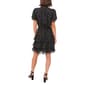 Womens MSK Flutter Sleeve Foil Dot Tier A-Line Dress - image 2