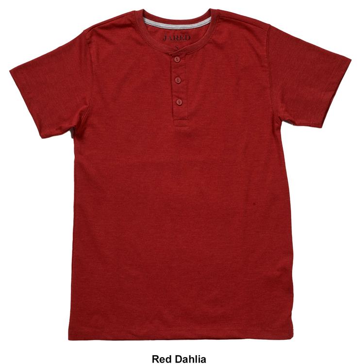 Young Mens Jared Short Sleeve Henley Tee