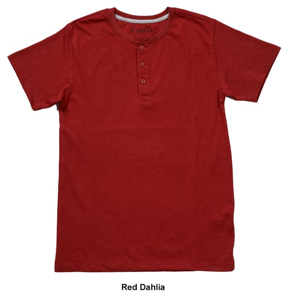 Young Mens Jared Short Sleeve Henley Tee