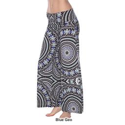 Womens White Mark Geometric Print Palazzo Pants