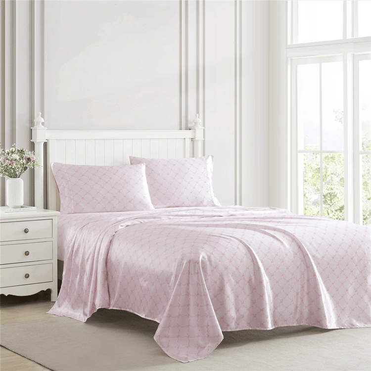 Laura Ashley® Bow Ribbon Sheet Set