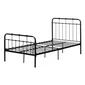 South Shore Cotton Candy Pure Black Twin Metal Complete Bed - image 1