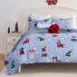 Greenland Home Fashions™ Winter Whiskers Festive Pets Quilt Set - image 1