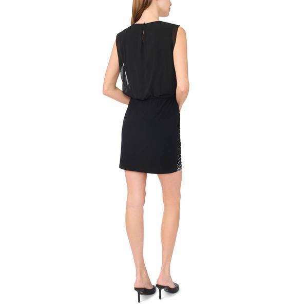 Womens MSK Sleeveless Embellished Blouson Dress