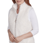 Womens Skye''s The Limit Entertaining Solid Faux Fur Vest - image 5