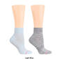 Womens Dr. Motion 2pk. Basic Compression Quarter Socks - image 4