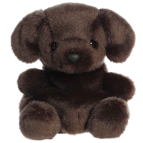 Palm Pals(tm) 4in. Sienna Chocolate Lab(tm) Eco Friendly Plush Beanie