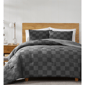 Truly Soft Textured Checkered 3pc. Duvet Set - image 1