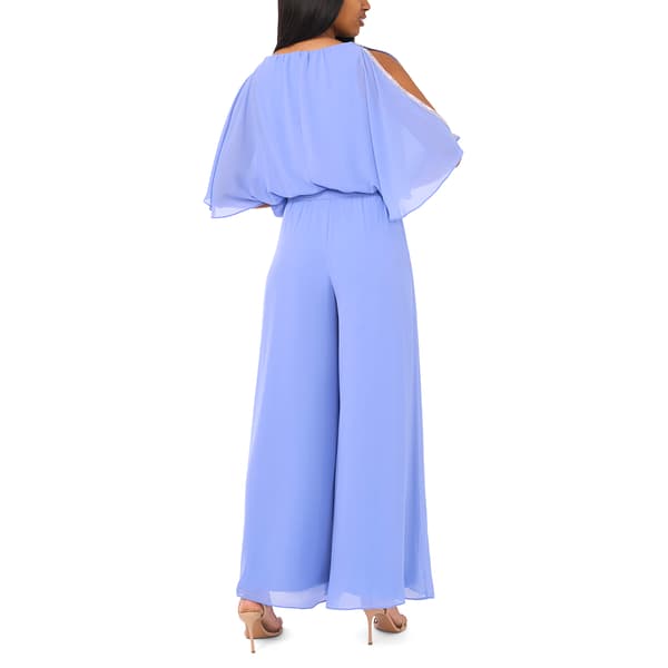 Womens MSK Rhinestone Cold Shoulder Jumpsuit