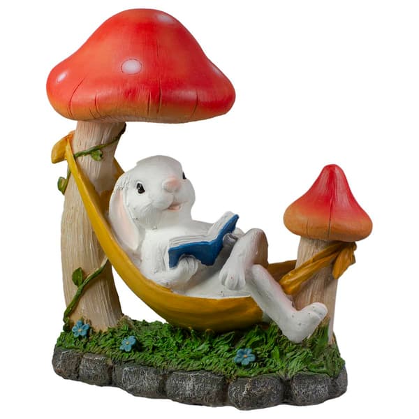 Northlight Seasonal 11.75in. White Bunny Outside Garden Statue