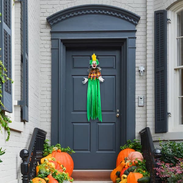 National Tree 39in. Hanging Animated Halloween Clown