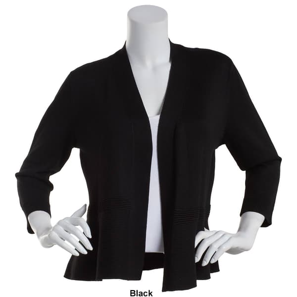 Womens 89th & Madison Long Sleeve Solid Cardigan