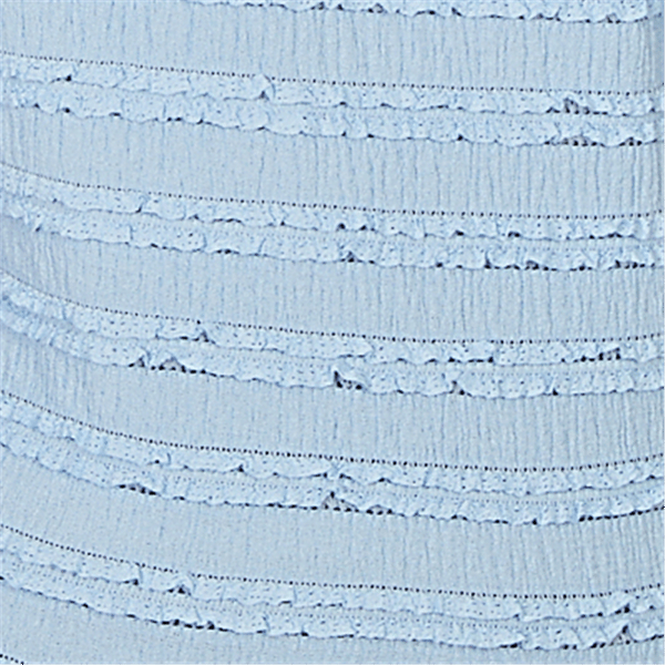Plus Size Skye’s the Limit Sunny Blue Skies Ruffle Stripe Blouse