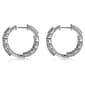 Gemstone Classics™ Lab-Grown Alexandrite Inside Out Hoop Earrings - image 2