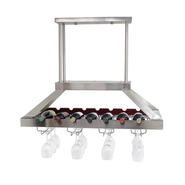Elegant Designs 2 Light LED Overhead Wine Rack