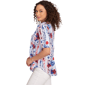 Womens Ruby Rd. Americana Chic Riviera Floral Stripe Blouse - image 4