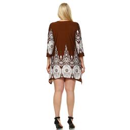 Plus Size White Mark Shift Dress