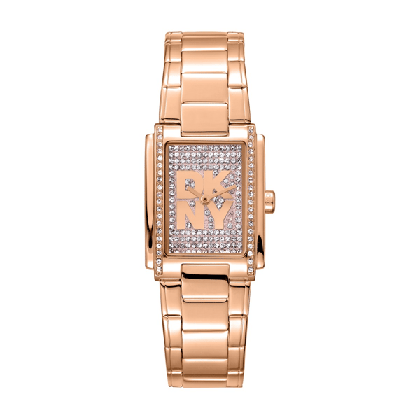 Womens DKNY Crystal Accented Dial Rose Gold Watch - DK1L140M0025 - image 