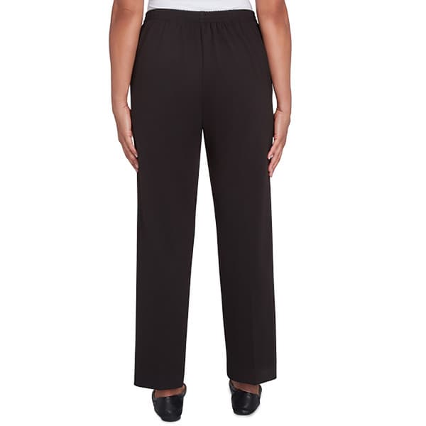 Womens Alfred Dunner Runway Ready Ponte Pull-On Medium Pants