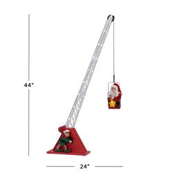 Mr. Christmas 44in Santa's Christmas Crane