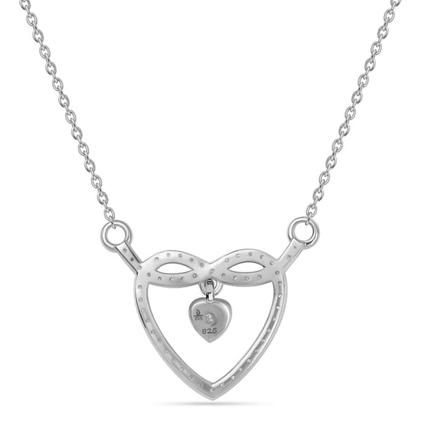 Nova Star® 1/5ctw. Lab Grown Diamond Heart Necklace