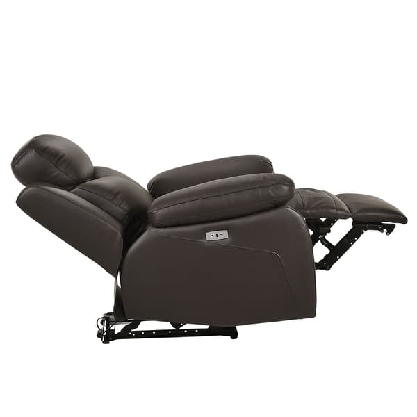 Elements Durham Power Leather Recliner