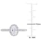 Diamond Classics™ 1ctw. Diamond 14kt. White Gold Oval Ring - image 3
