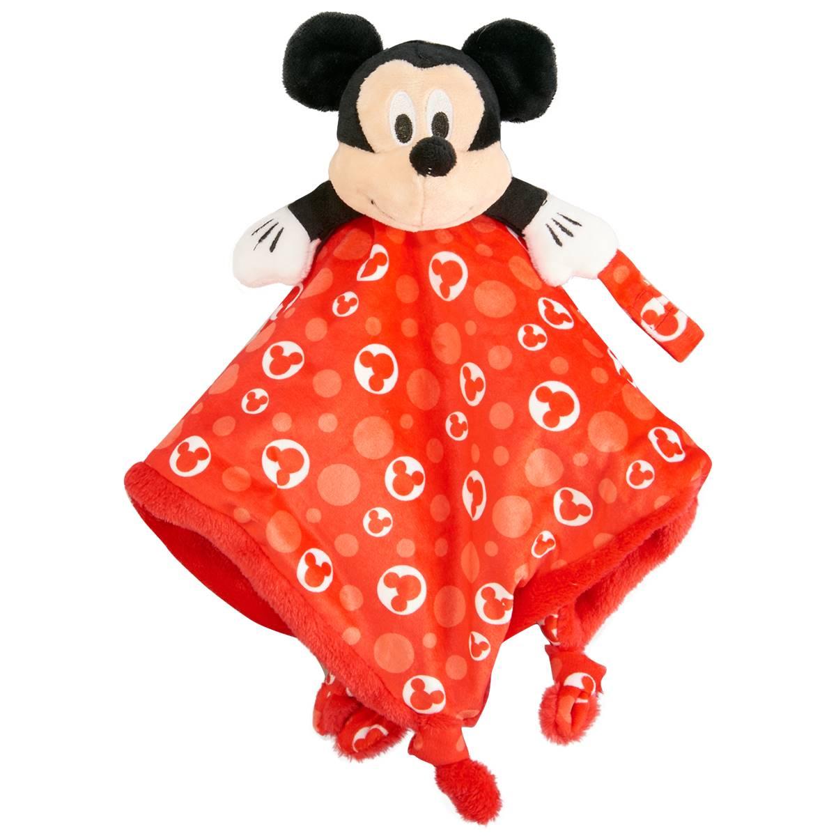 Disney Mickey Snuggle Blanket with Pacifier Loop
