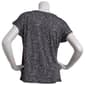 Petite Notations Short Sleeve Grommet Neck Shell Blouse - image 2