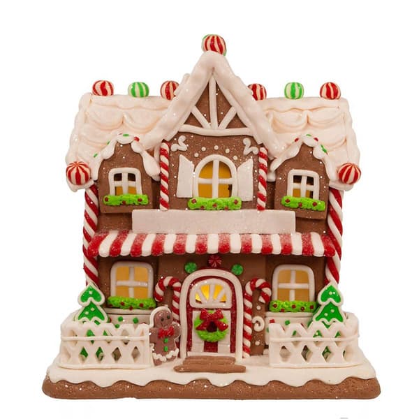 Kurt S. Adler 9in. Light Up Gingerbread House