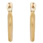 10kt. Yellow Gold Hoop Earrings - image 2