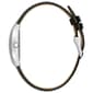 Womens Caravelle Crystal Accent Leather Strap Watch - 43L222 - image 3