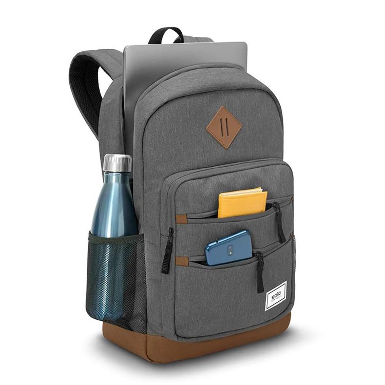 Solo 18in. Re-Fresh Backpack - Grey