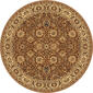 Rugs America&#40;tm&#41; New Vision Tabriz Round Rug - Brown - image 1