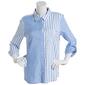 Womens Tommy Hilfiger Sport Blocked Stripes Casual Button Down - image 1