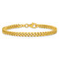 Gold Plated over Sterling Silver Curb Chain Bracelet - image 4