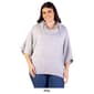 Plus Size 24/7 Comfort Apparel Cowl Neck Sweater Top - image 4
