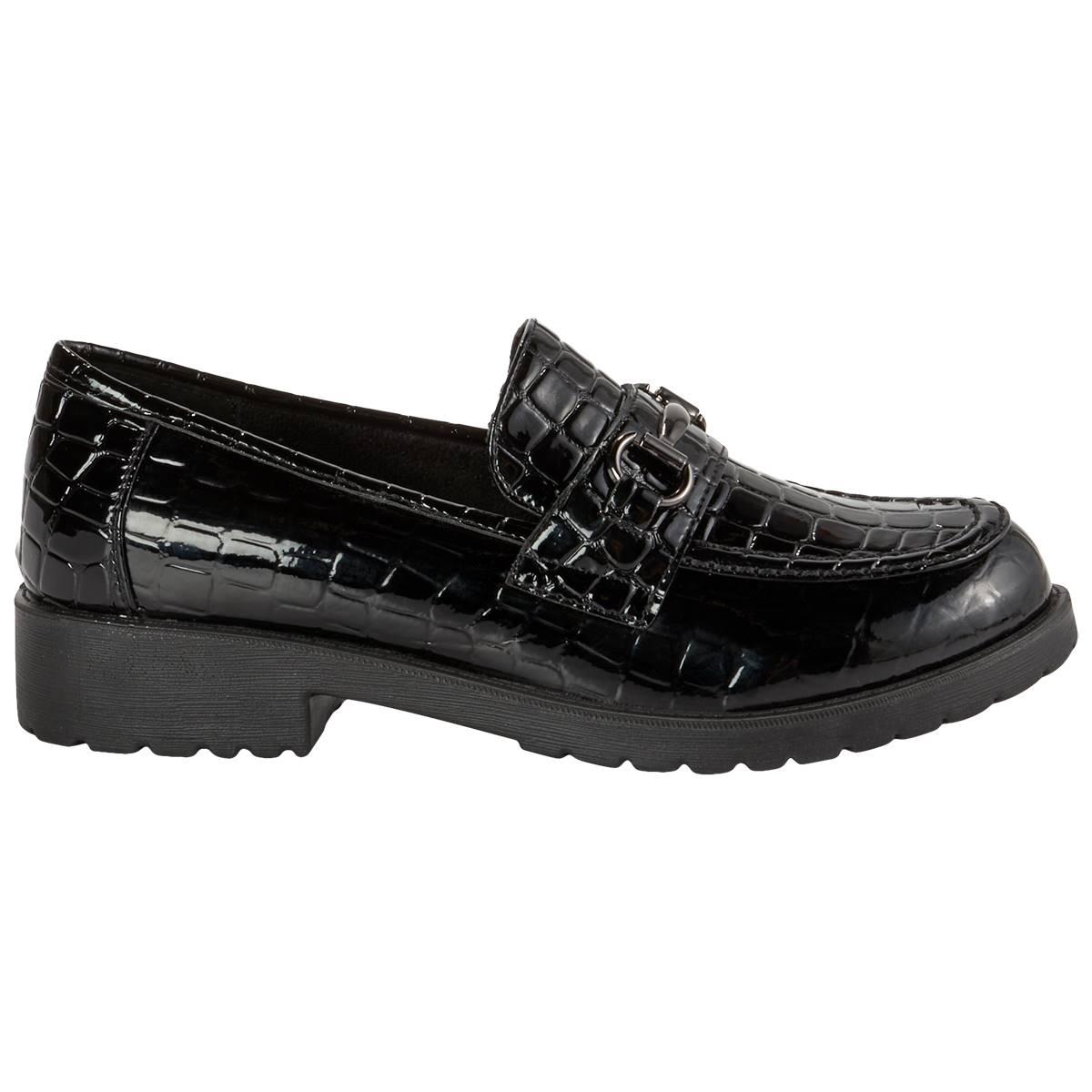 Womens Easy Street Witney Croco Loafers