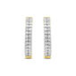 Nova Star&#8482; Yellow Gold Over Silver Lab Grown Diamond  Earrings - image 2