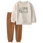 Toddler Boy Carter''s® Construction Print Top & Pants Set - image 2