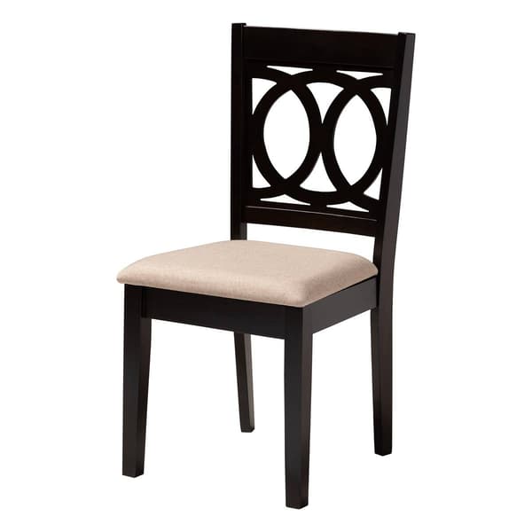 Baxton Studio Rita Modern Dark Brown Wood 5pc. Dining Set