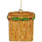 Northlight Bronze Glittered Fireplace Glass Christmas Ornament - image 4