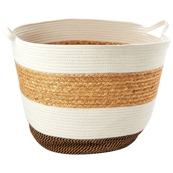 Heritage XL Cotton Rope Natural Basket