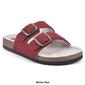 Womens White Mountain Helga Felt with Faux Fur Footbeds&#8482; Sandals - image 8