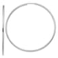 Gold Classics&#40;tm&#41; 60mm. 14k White Gold Polished Hoop Earrings - image 1