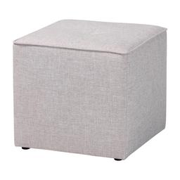 Baxton Studio Corinne Upholstered Ottoman
