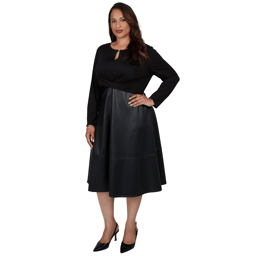 Plus Size Ruby Rd. Mysterious Romance Fit & Flare Dress