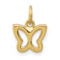 Gold Classics(tm) 14kt. Gold Polished Butterfly Pendant - image 1